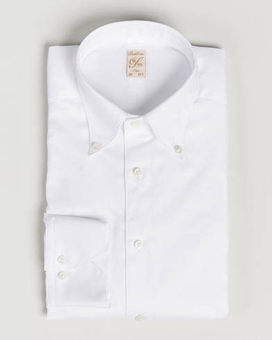 Men |  | Stenströms | 1899 Slimline Supima Cotton Structure Shirt White