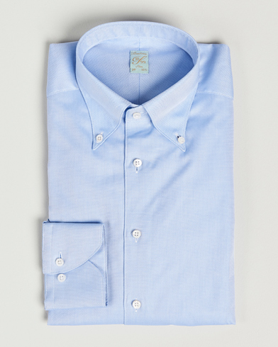 Men | Stenströms | Stenströms | 1899 Slimline Supima Cotton Structure Shirt Blue