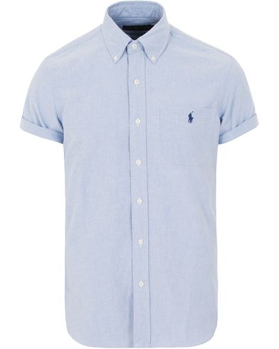  Core Fit Oxford Short Sleeve Shirt Blue