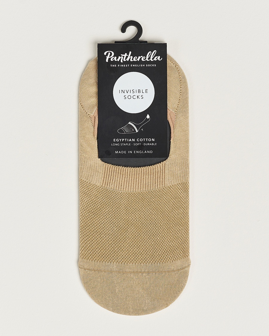 Pantherella Footlet Cotton/Nylon Sock Khaki – Beige