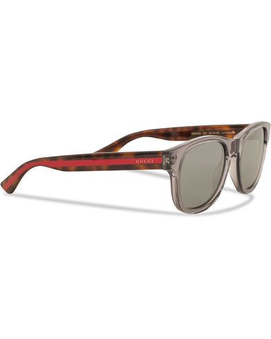 Gucci GG0003S Sunglasses Grey/Avana/Silver