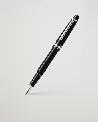 Men | Pens | Montblanc | 145 Classique Meisterstück F Fountain Pen Platinum Line