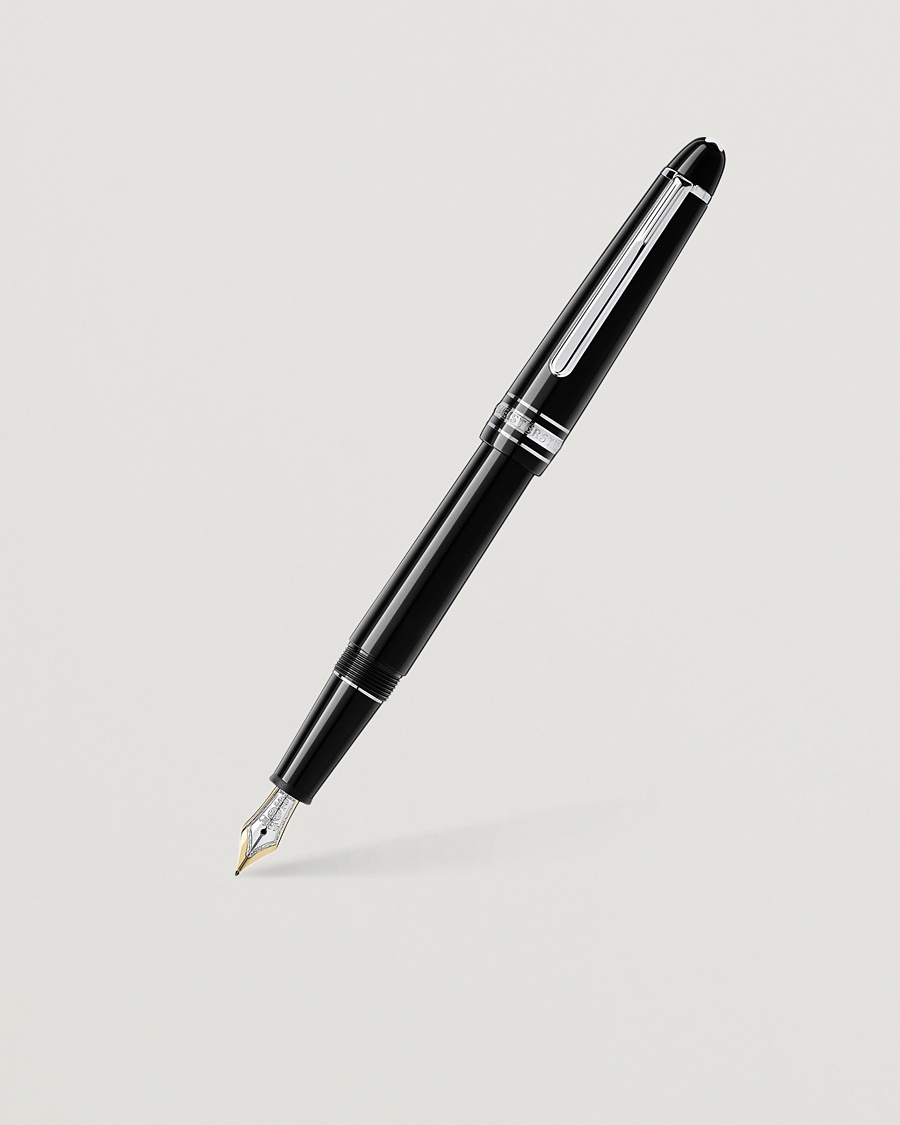 Montblanc 146 LeGrand Meisterstück M Fountain Pen Platinum Line – Black