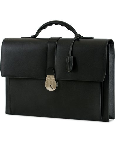  Grosvenor Slim Calf Briefcase Black