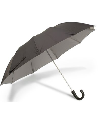 Telescopic Umbrella Black/Contrast Grey