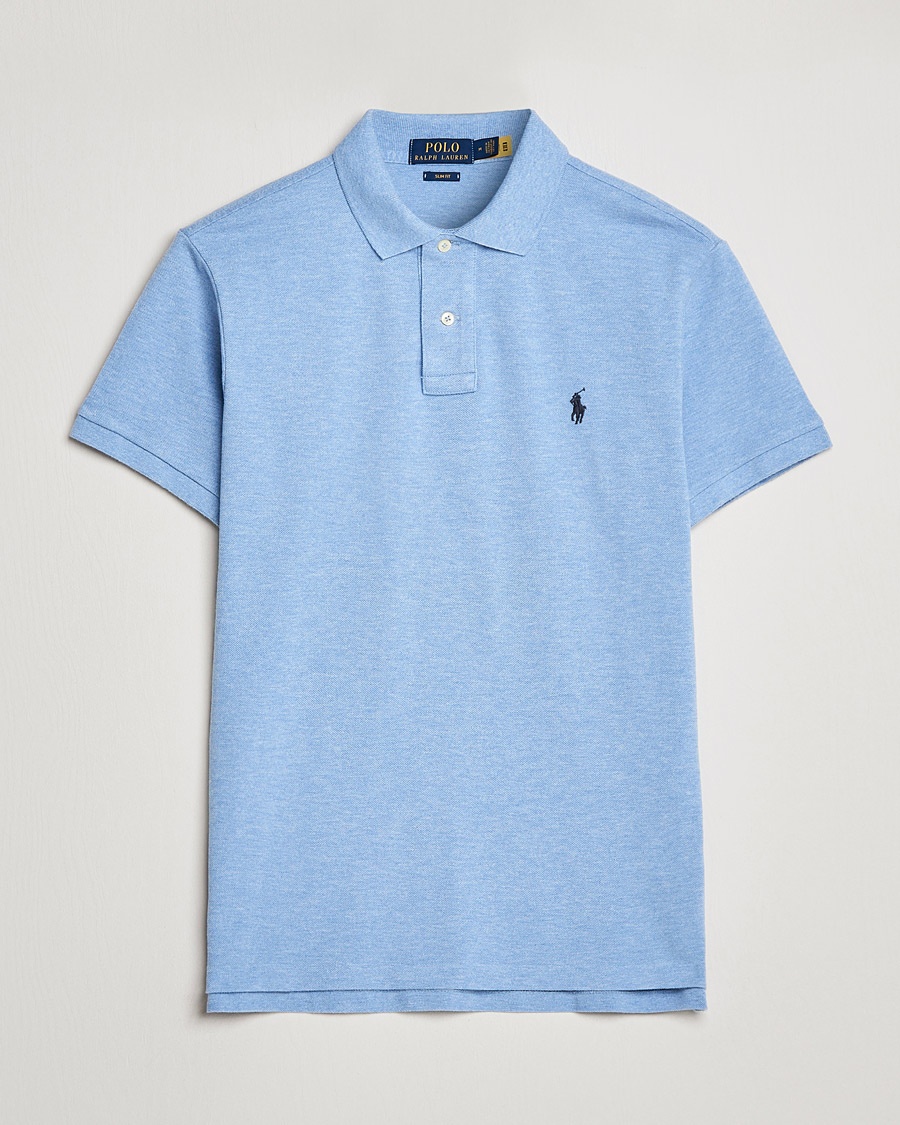 Polo Ralph Lauren Slim Fit Polo Isle Heather – Blue