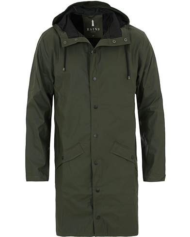 Face the Rain in Style |  Long Jacket Green