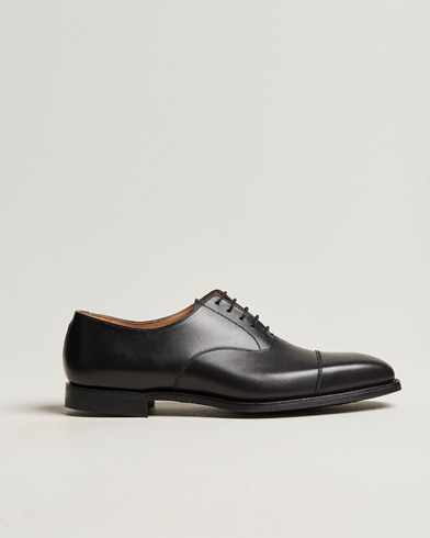 Men | Shoes | Crockett & Jones | Hallam Oxford City Sole E Black Calf
