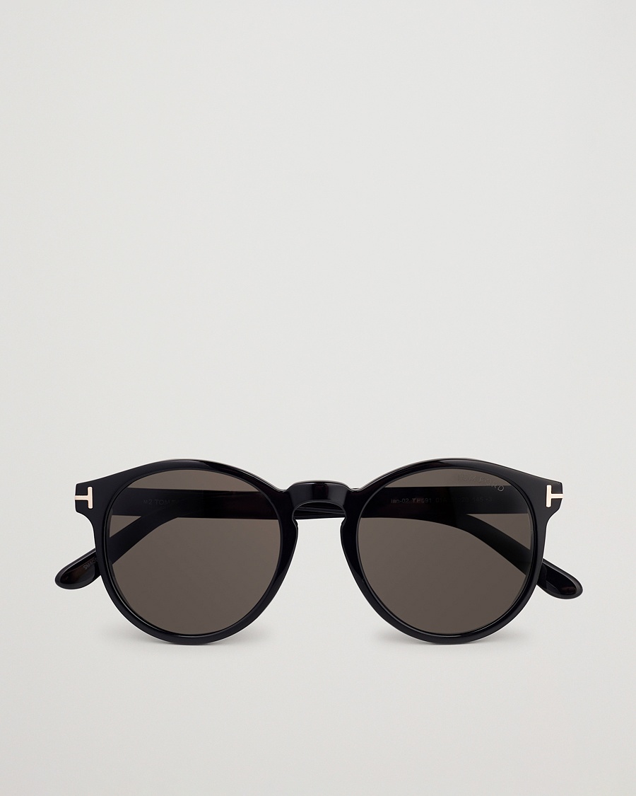 Tom Ford Ian FT0591 Sunglasses Shiny Black – Black