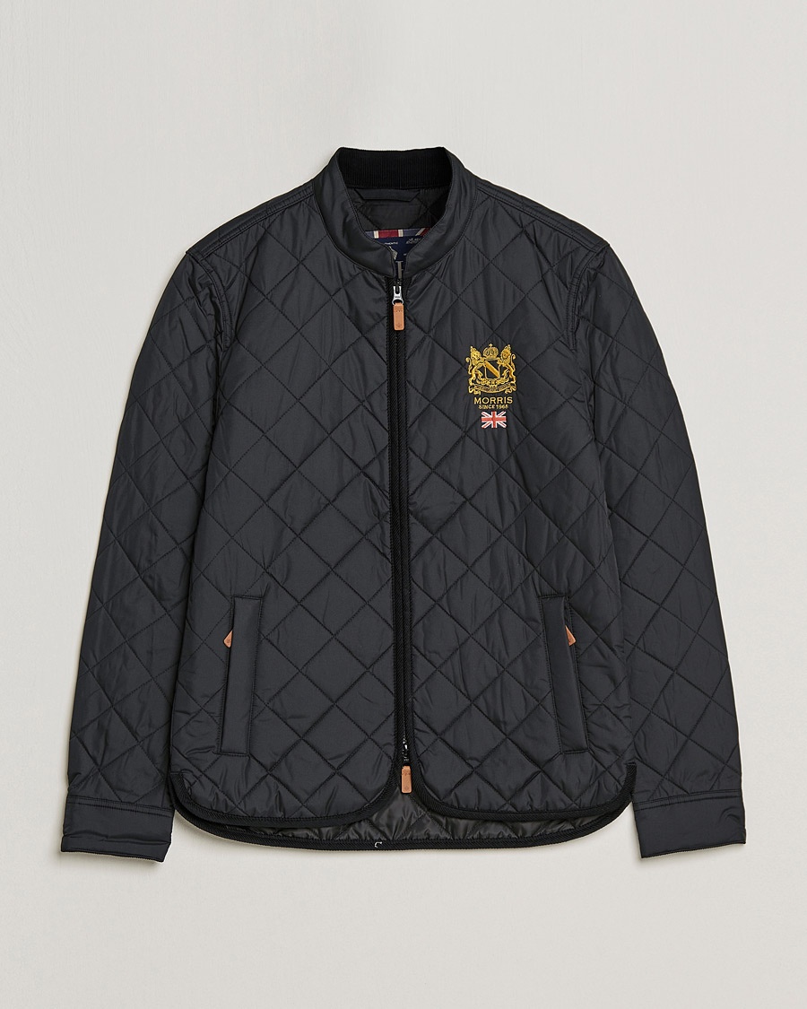 Morris Trenton Quilted Jacket Black – Black