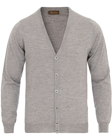  Merino Zegna Knitted Cardigan Grey