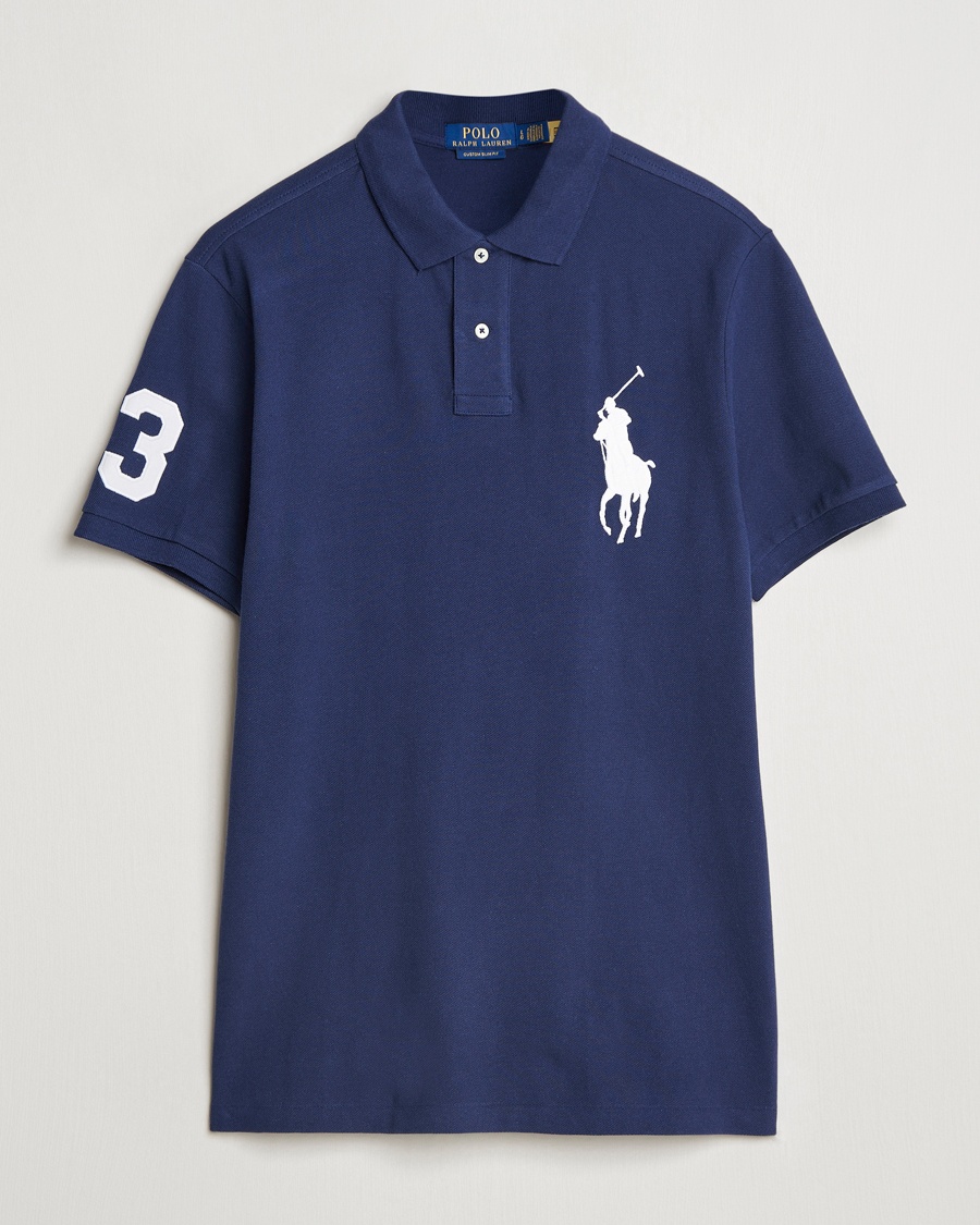 Polo Ralph Lauren Custom Fit Big Pony Polo Newport Navy – Blue
