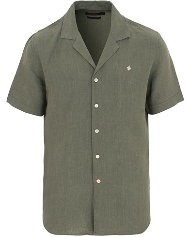  Douglas Linen Short Sleeve Shirt Olive 