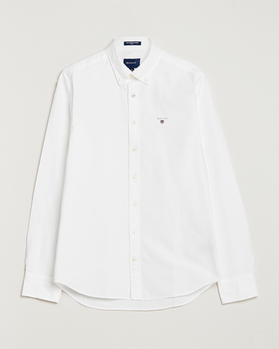 Men | Preppy Authentic | GANT | Slim Fit Oxford Shirt White