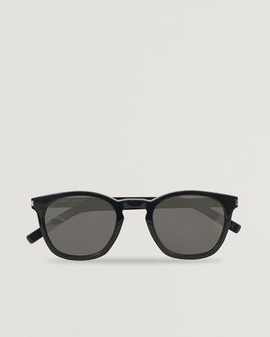Men | Round Frame Sunglasses | Saint Laurent | SL 28 Sunglasses Black