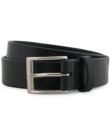 Men | Leather Belts | Tärnsjö Garveri | Leather Belt 3cm Black