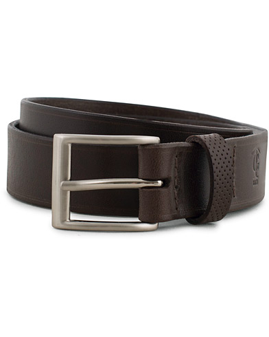 Men | Leather Belts | Tärnsjö Garveri | Leather Belt 3cm Dark Brown