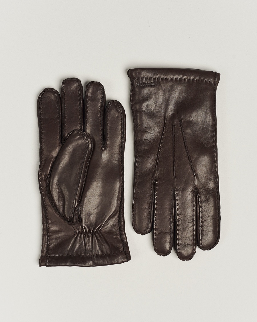 Hestra George Lambskin Hairsheep Glove Espresso – Brown