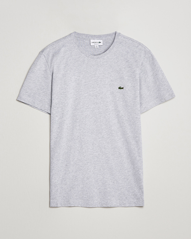 Men | T-Shirts | Lacoste | Crew Neck Tee Silver Chine