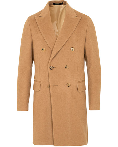  Saul Delux Double Breasted Camelhair Coat Camel