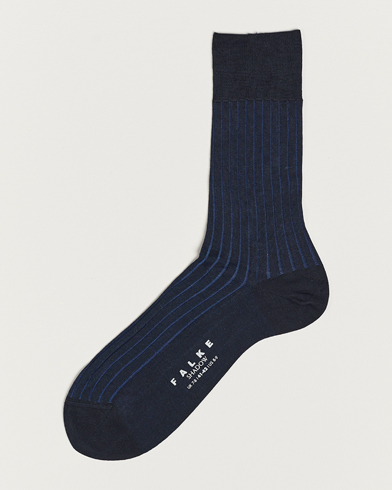 Men |  | Falke | Shadow Stripe Sock Navy