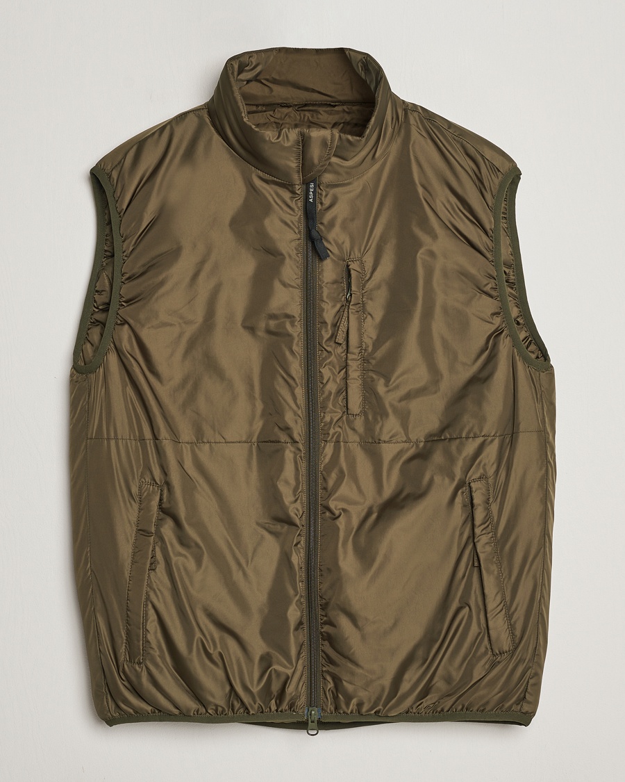 Aspesi Jil Padded Vest Dark Military – Green