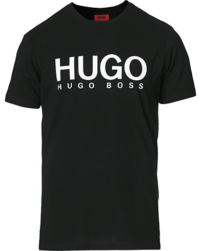 HUGO Dolive Logo Crew Neck Tee Black