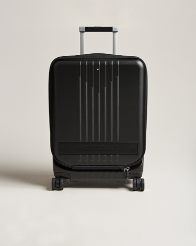 Men | Suitcases | Montblanc | Trolley Cabin w. Pocket 4 Wheels Black