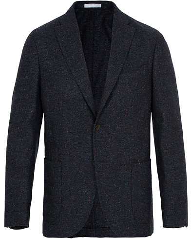  K Jacket Wool Donegal Blazer Dark Blue