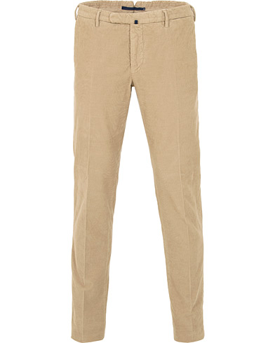  Garment Dyed Baby Cord Stretch Trousers Khaki