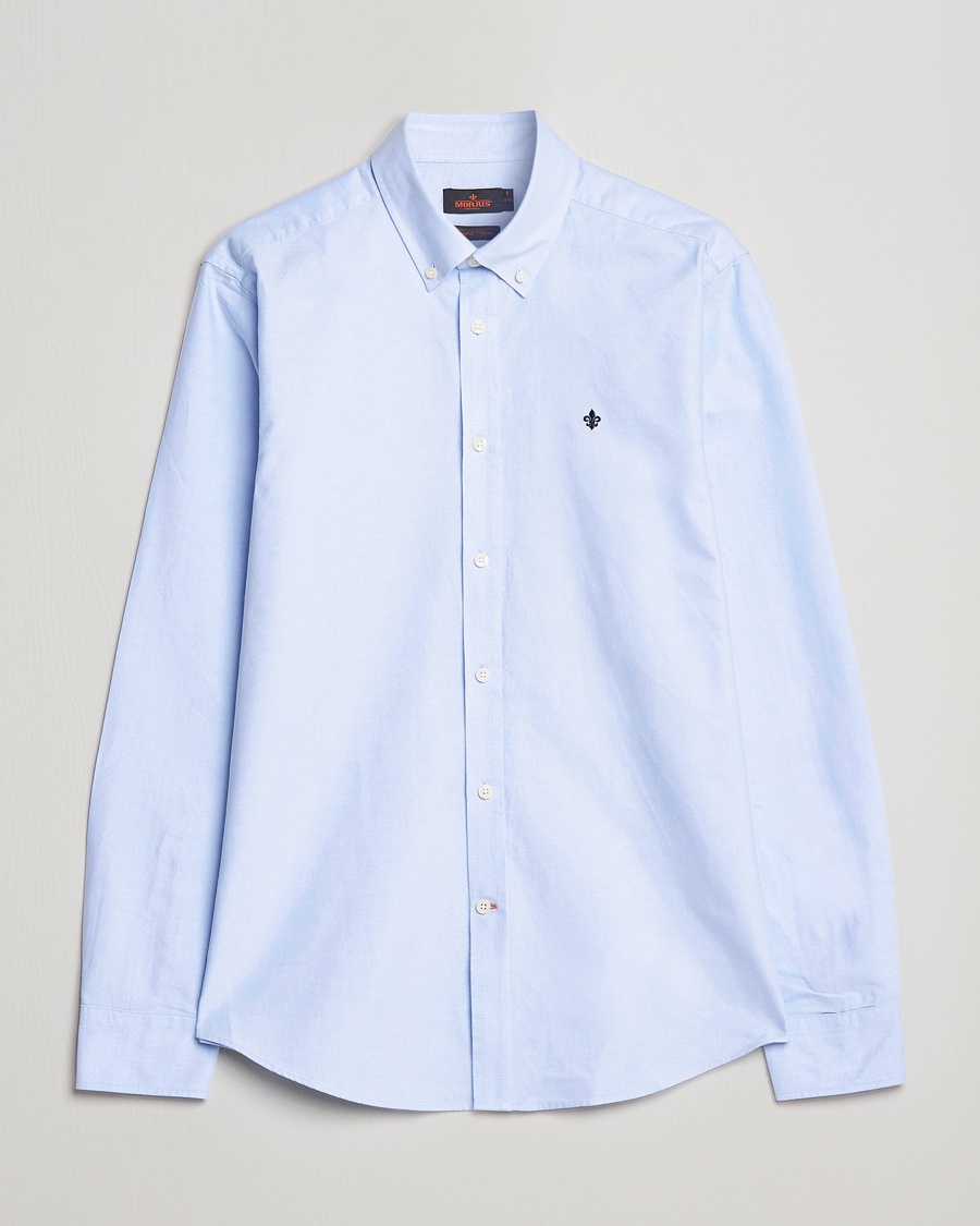 Morris Douglas Oxford Shirt Light Blue – Blue