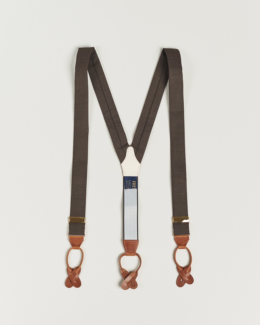 Albert Thurston Fresco Braces 38mm Brown – Brown