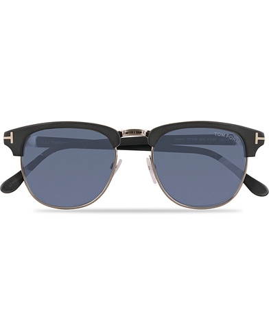 Tom Ford Henry FT0248 Sunglasses Matte Black/Blue