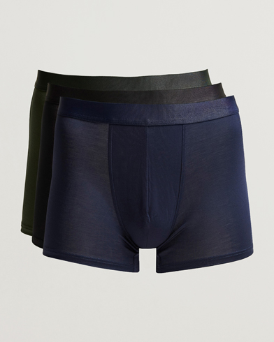 Men | Underwear | CDLP | 3-Pack Boxer Briefs Black/Army Green/Navy