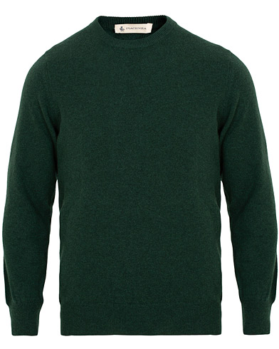  Cashmere Crew Neck Sweater Racing Green