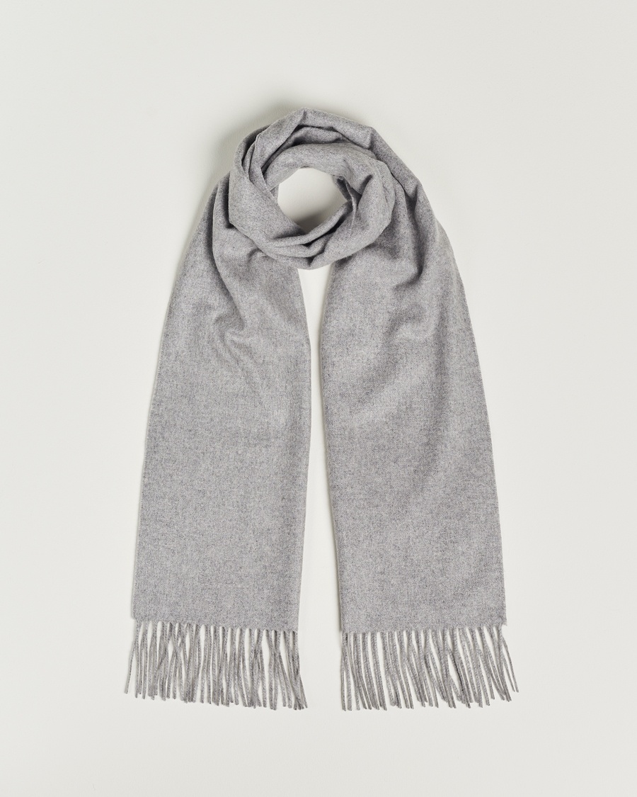 Piacenza Cashmere Cashmere Scarf Light Grey – Grey