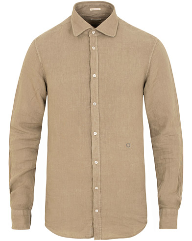  Canary Linen Shirt  Washed Green