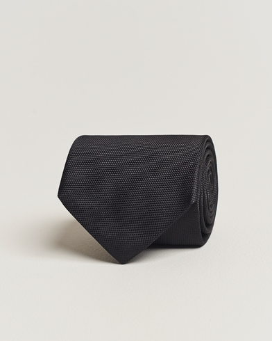Ties |  Silk Basket Weave Tie Faded Black