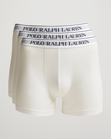 Men | Underwear | Polo Ralph Lauren | 3-Pack Stretch Boxer Brief White