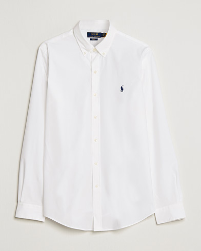 Men | Polo Ralph Lauren | Polo Ralph Lauren | Slim Fit Shirt Poplin White