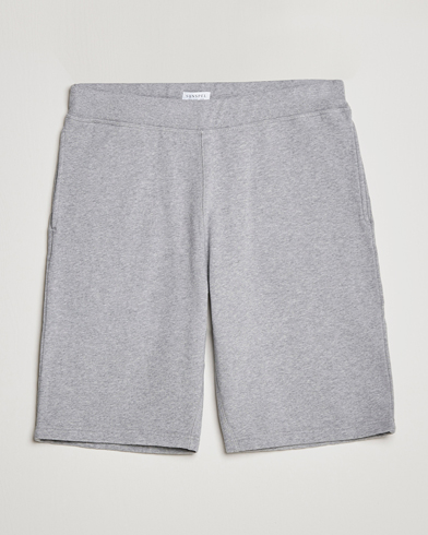 Shorts |  Loopback Shorts Grey Melange