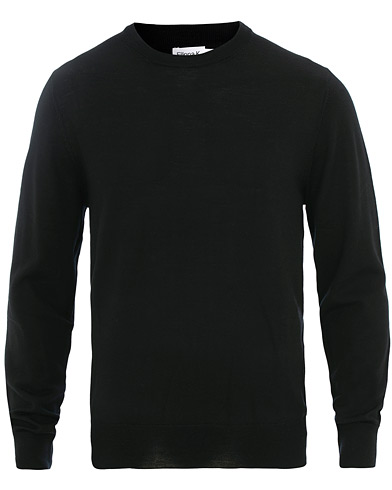 Men |  | Filippa K | Merino Round Neck Sweater Black