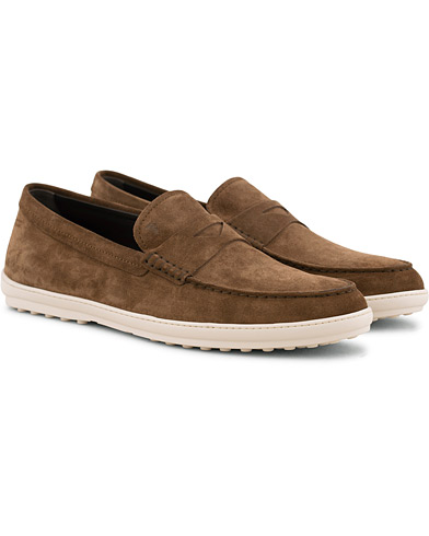 Moccassino Gomma Pennyloafer Tobacco Suede