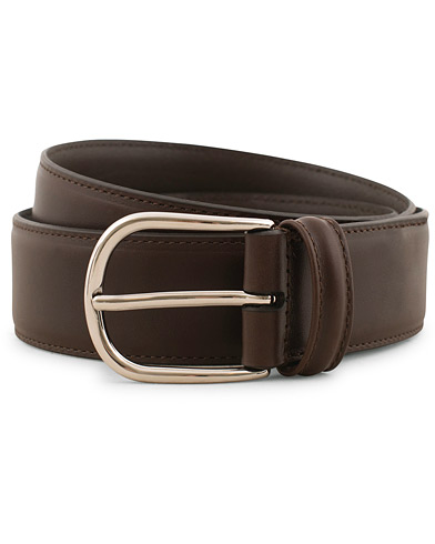  Calf Leather 3,5 cm Belt Brown