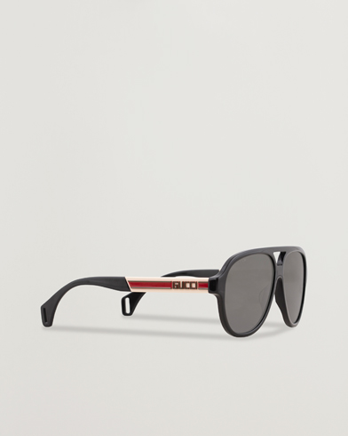 Men | Aviator Sunglasses | Gucci | GG0463S Sunglasses Black/White/Grey