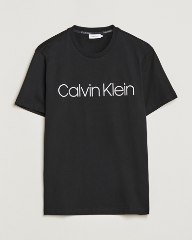 Men | T-Shirts | Calvin Klein | Front Logo Tee Black