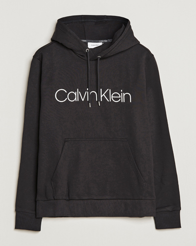 Men |  | Calvin Klein | Front Logo Hoodie Black