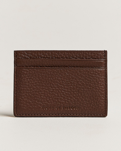 Wallets |  Wake Grained Leather Cardholder Brown
