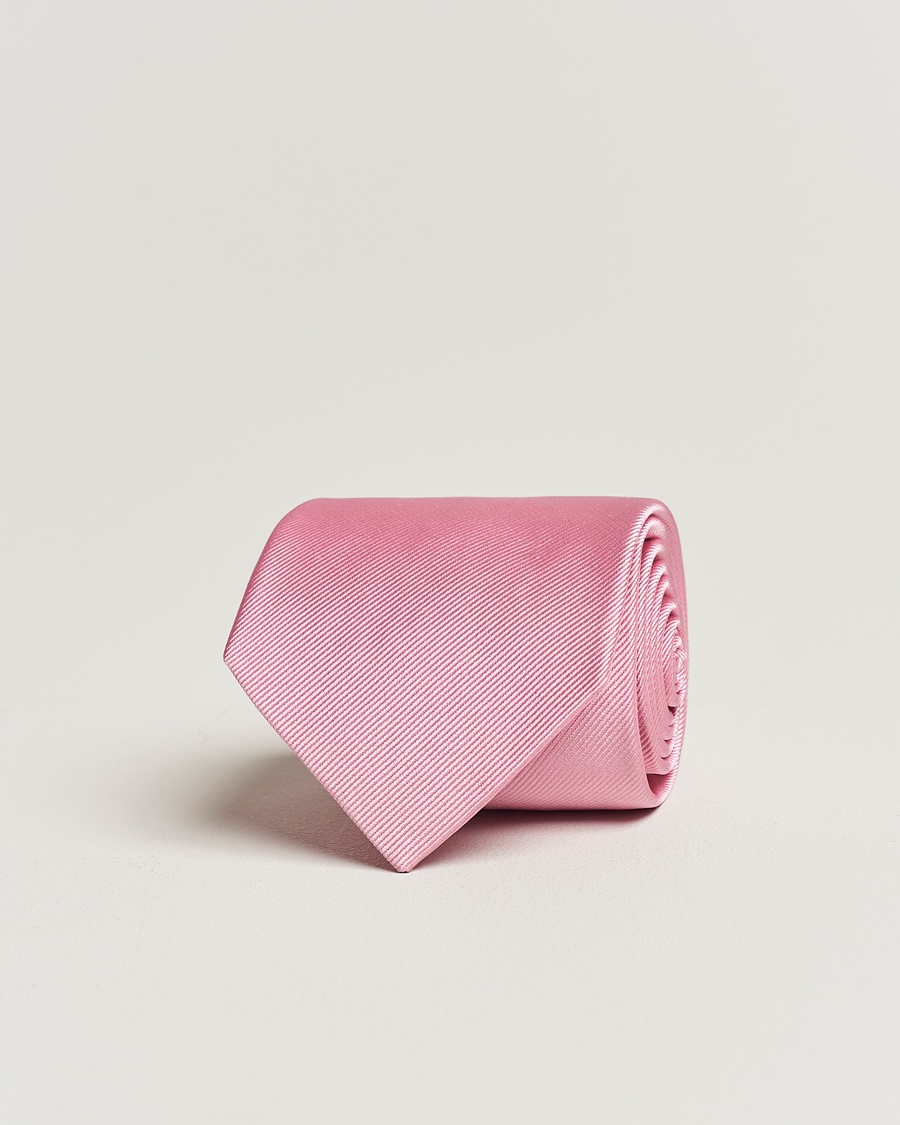 Amanda Christensen Plain Classic Tie 8 cm Pink – Pink