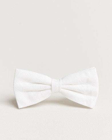 Men | Accessories | Amanda Christensen | Cotton Pique Pre Tie White